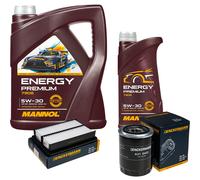DENCKERMANN Controllo Set Energy Premium 5W-30 6L Per Hyundai H-1 Travel 2.5