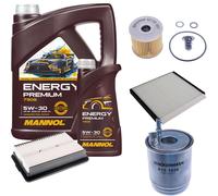 DENCKERMANN Controllo Set Energy Premium 5W-30 6L Per Hyundai I30 Kombi 1.6