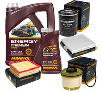 DENCKERMANN Controllo Set Energy Premium 5W-30 6L Per Isuzu D-Max II 2.5 CRDi