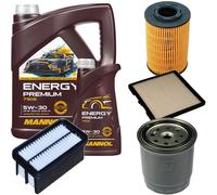 Denckermann Controllo Set Energy Premium 5W-30 6L per Kia Picanto 1.1 Crdi