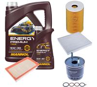 Denckermann Controllo Set Energy Premium 5W-30 6L per Kia Stonic 1.6 Crdi