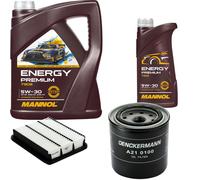 Denckermann Controllo Set Energy Premium 5W-30 6L per Mitsubishi Space Runner