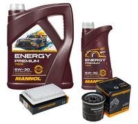 DENCKERMANN Controllo Set Energy Premium 5W-30 6L Per Opel Agila (B) 1.2 1.0