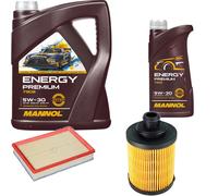 DENCKERMANN Controllo Set Energy Premium 5W-30 6L Per Opel Corsa C 1.3 CDTi