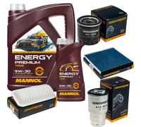 DENCKERMANN Controllo Set Energy Premium 5W-30 6L Per Toyota Yaris 1.4 D-4D