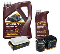 DENCKERMANN Controllo Set Energy Premium 5W-30 6L Per Toyota Yaris 1.4 D-4D