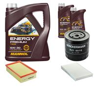 DENCKERMANN Controllo Set Energy Premium 5W-30 7L Per Audi A6 Avant 2.5 TDI