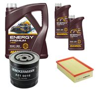 DENCKERMANN Controllo Set Energy Premium 5W-30 7L Per Audi A6 Avant 2.5 TDI