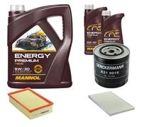 DENCKERMANN Controllo Set Energy Premium 5W-30 7L Per Audi A6 Avant 2.5 TDI