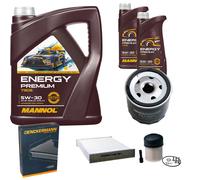 DENCKERMANN Controllo Set Energy Premium 5W-30 7L Per Dacia Lodgy 1.5 DCI