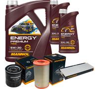 DENCKERMANN Controllo Set Energy Premium 5W-30 7L Per Fiat Ducato Bus 2.0