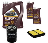 DENCKERMANN Controllo Set Energy Premium 5W-30 7L Per Honda CRX III 1.6 ESi
