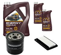 DENCKERMANN Controllo Set Energy Premium 5W-30 7L Per Hyundai Atos 1.0I