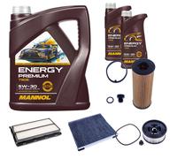 DENCKERMANN Controllo Set Energy Premium 5W-30 7L Per Hyundai Santa Fé IV 2.2