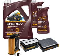 Denckermann Controllo Set Energy Premium 5W-30 7L per Hyunday Santa Fé IV