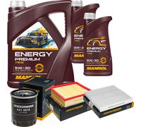 DENCKERMANN Controllo Set Energy Premium 5W-30 7L Per Isuzu D-Max II 2.5 CRDi