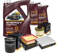 DENCKERMANN Controllo Set Energy Premium 5W-30 7L Per Isuzu D-Max II 2.5 CRDi