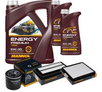 Denckermann Controllo Set Energy Premium 5W-30 7L per Kia Picanto 1.1 1.0
