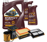 DENCKERMANN Controllo Set Energy Premium 5W-30 7L Per Mazda 3 1.6 Di Turbo