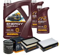 DENCKERMANN Controllo Set Energy Premium 5W-30 7L Per Mazda Tribute 2.3 AWD