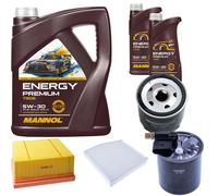 DENCKERMANN Controllo Set Energy Premium 5W-30 7L Per Mercedes-Benz A-Klasse