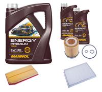 DENCKERMANN Controllo Set Energy Premium 5W-30 7L Per Mercedes-Benz C-Klasse