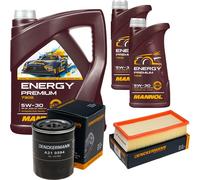 DENCKERMANN Controllo Set Energy Premium 5W-30 7L Per Mitsubishi Colt VI 1.3