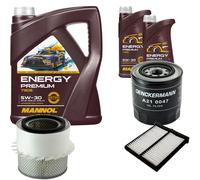 DENCKERMANN Controllo Set Energy Premium 5W-30 7L Per Mitsubishi L 200 2.5 TD
