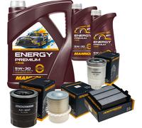 DENCKERMANN Controllo Set Energy Premium 5W-30 7L Per Mitsubishi Pajero