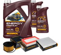 DENCKERMANN Controllo Set Energy Premium 5W-30 7L Per Nissan Micra V 0.9 IG-T