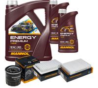 DENCKERMANN Controllo Set Energy Premium 5W-30 7L Per Opel Agila (B) 1.2 1.0