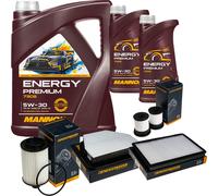 DENCKERMANN Controllo Set Energy Premium 5W-30 7L Per Opel Antara 2.2 CDTi