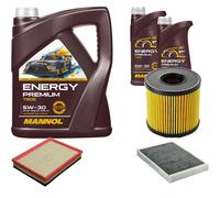 DENCKERMANN Controllo Set Energy Premium 5W-30 7L Per Opel Astra H 1.3 CDTi