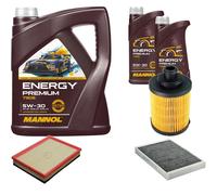 DENCKERMANN Controllo Set Energy Premium 5W-30 7L Per Opel Astra H 1.3 CDTi