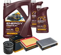 DENCKERMANN Controllo Set Energy Premium 5W-30 7L Per Opel Astra H 1.6 1.8
