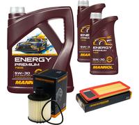 DENCKERMANN Controllo Set Energy Premium 5W-30 7L Per Opel Combo Kasten/Kombi