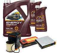 DENCKERMANN Controllo Set Energy Premium 5W-30 7L Per Opel Combo Kasten/Kombi
