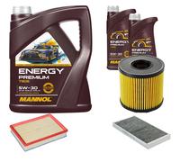 DENCKERMANN Controllo Set Energy Premium 5W-30 7L Per Opel Corsa C 1.3 CDTi