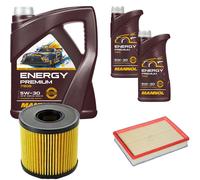 DENCKERMANN Controllo Set Energy Premium 5W-30 7L Per Opel Corsa C 1.3 CDTi