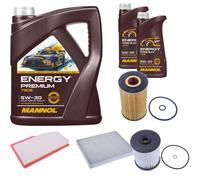 DENCKERMANN Controllo Set Energy Premium 5W-30 7L Per Opel Insignia B Caravan