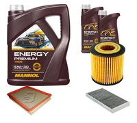 DENCKERMANN Controllo Set Energy Premium 5W-30 7L Per Saab 9-3 Cabriolet 1.9