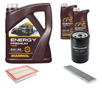 DENCKERMANN Controllo Set Energy Premium 5W-30 7L Per Seat Alhambra 1.8 T 20V