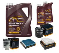 DENCKERMANN Controllo Set Energy Premium 5W-30 7L Per Toyota Auris 1.4 D-4D