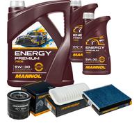 DENCKERMANN Controllo Set Energy Premium 5W-30 7L Per Toyota Yaris 1.4 D-4D