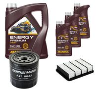 DENCKERMANN Controllo Set Energy Premium 5W-30 8L Per Ford Ranger 2.5 TD 4x4