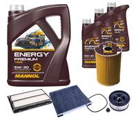 DENCKERMANN Controllo Set Energy Premium 5W-30 8L Per Hyundai Santa Fé IV 2.2