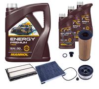 DENCKERMANN Controllo Set Energy Premium 5W-30 8L Per Hyundai Santa Fé IV 2.2