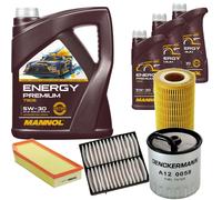 DENCKERMANN Controllo Set Energy Premium 5W-30 8L Per Mercedes M-Klasse ML