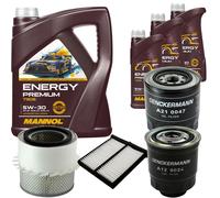 DENCKERMANN Controllo Set Energy Premium 5W-30 8L Per Mitsubishi L 200 2.5 TD