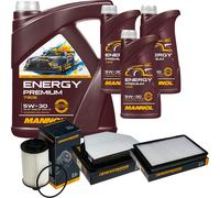 DENCKERMANN Controllo Set Energy Premium 5W-30 8L Per Opel Antara 2.2 CDTi